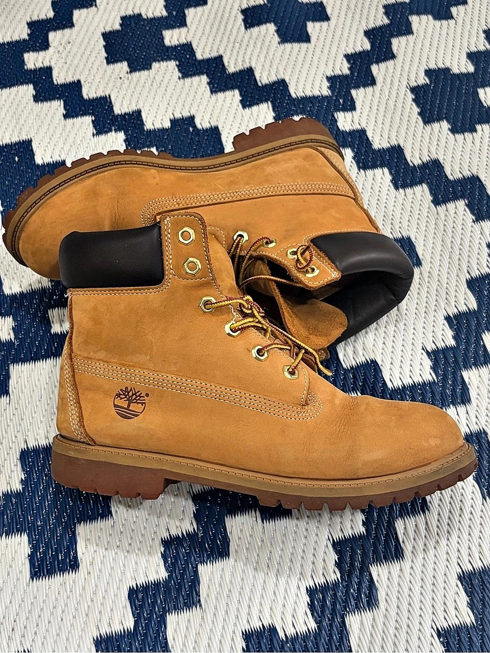 Men's Timberland Premium 6-Inch Waterproof Boots Size 7